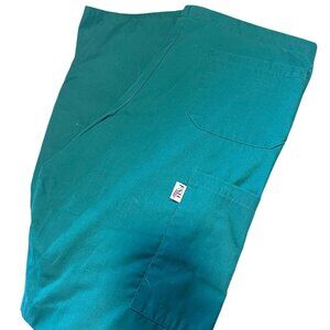FSH Fashion Seal Healthcare Hunter Green Men's Scrub Pants Size Small Long